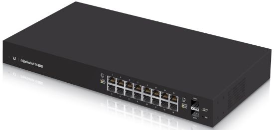 Imagen de SWITCH ADMINISTRABLE UBIQUITI EDGEMAX ES-16-150W DE 24 PUERTOS POE GIGABIT + 2 SFP CAPA 2