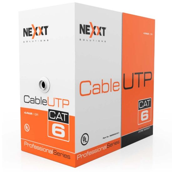 Imagen de CABLE EN BOBINA CAT6 UTP REVESTIMIENTO TIPO CM 305 METROS