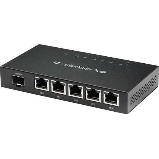 Imagen de EDGEROUTER X SFP DE 5 PUERTOS GIGABIT + 1 SFP CON FUNCIONES AVANZADAS DE RUTEO