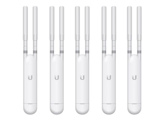 Imagen de ACCESS POINT UBIQUITI UNIFI UAP-AC-M PARA MESH EN EXTERIOR 802.11AC MIMO 2X2 PAQUETE DE 5