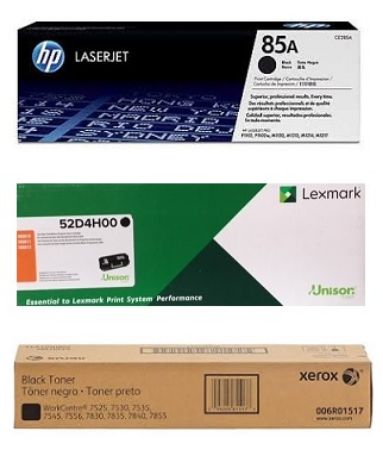 Picture for category Toner Laser HP Lexmark Samsung Xerox