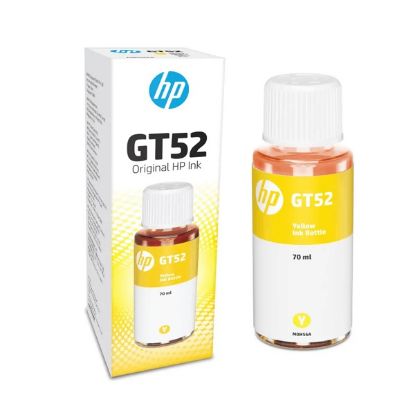 Imagen de BOTELLA DE TINTA HP GT52 AMARILLO ORIGINAL 70ML