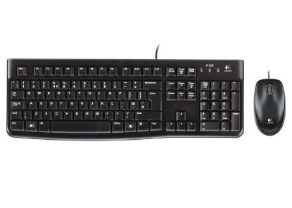 Imagen de KIT COMBO TECLADO MOUSE LOGITECH DESKTOP MK120 USB