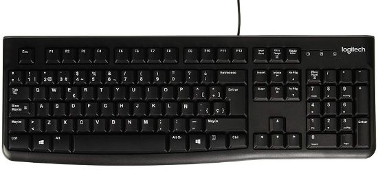 Imagen de TECLADO LOGITECH K120 ANTIDERRAME USB