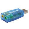 Imagen de ADAPTADOR USB TARJETA DE SONIDO DE AUDIO VIRTUAL EXTERNO USB 2.0 3D 7.1CH