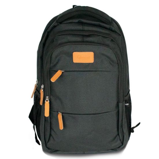 Imagen de MOCHILA PARA LAPTOP QUASAD Q-1025-2 NYLON 15.6" NEGRO CON CAFE