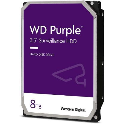 Imagen de DISCO DURO WD PURPLE 8TB - SATA - 5640RPM - 3.5" - 128MB CACHE - 6.0GBS