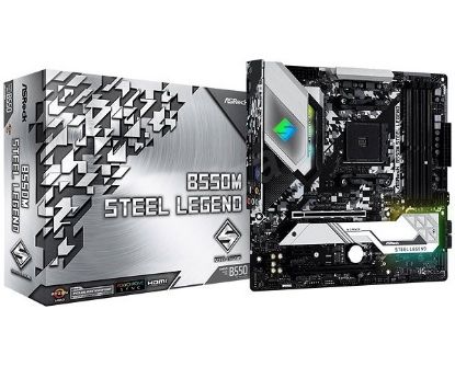 Picture of MAINBOARD ASROCK B550M STEEL LEGEND DDR4 X4 SOCKET AM4 SERIE 3000