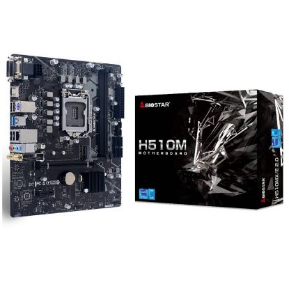 Picture of MAINBOARD BIOSTAR H510MX/E DDR4 X2 SOCKET 1200 10MA - 11VA GEN	