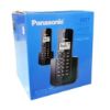 Imagen de TELEFONO PANASONIC KX-TGB112 INALAMBRICO 2x1 DECT 6.0 C-ID - NEGRO