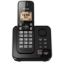 Imagen de TELEFONO PANASONIC KX-TGC360 INALAMBRICO DECT C-ID ALTAVOZ - CONTESTADOR - NEGRO