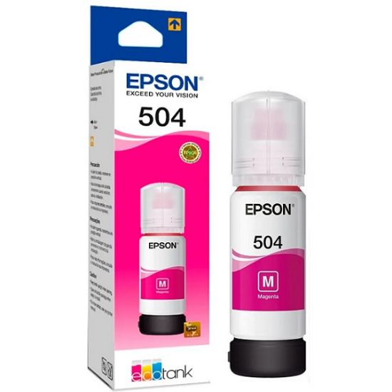 Imagen de BOTELLA DE TINTA EPSON 504 ROJO ORIGINAL 70ML