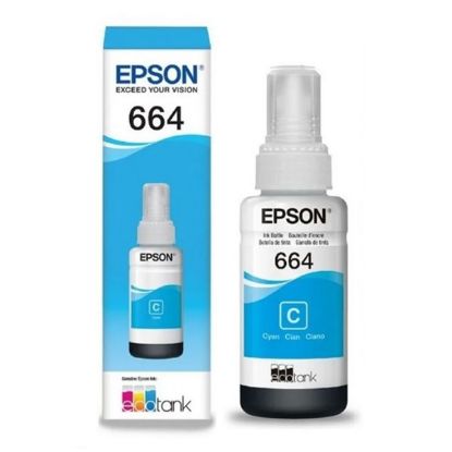 Imagen de BOTELLA DE TINTA EPSON 664 AZUL ORIGINAL 70ML