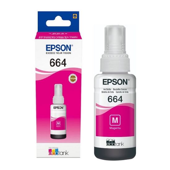 Imagen de BOTELLA DE TINTA EPSON 664 ROJO ORIGINAL 70ML