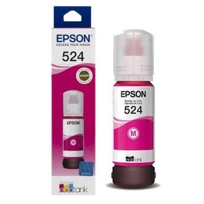 Imagen de BOTELLA DE TINTA EPSON 524 ROJO ORIGINAL 70ML