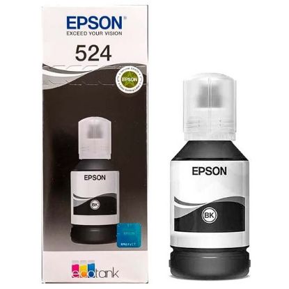 Imagen de BOTELLA DE TINTA EPSON 524 NEGRA ORIGINAL 127ML