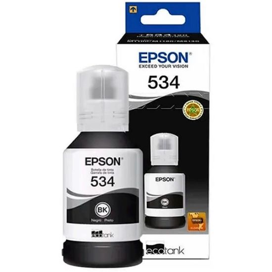 Imagen de BOTELLA DE TINTA EPSON 534 NEGRA ORIGINAL 120ML