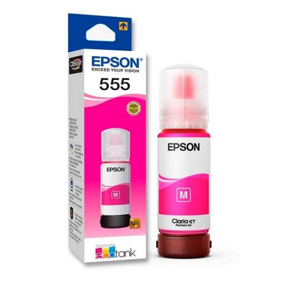 Imagen de BOTELLA DE TINTA EPSON 555 ROJO ORIGINAL 70ML