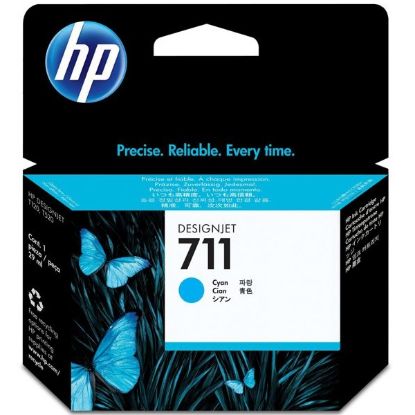 Imagen de CARTUCHO DE TINTA HP 711 AZUL DESIGNJET DE 29ML PARA PLOTTER