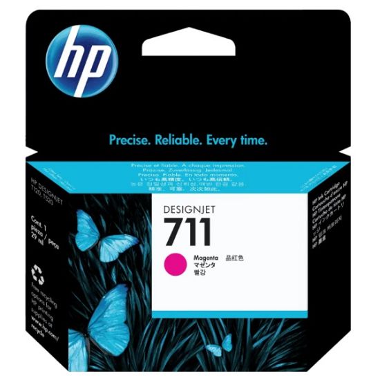 Imagen de CARTUCHO DE TINTA HP 711 ROJO DESIGNJET DE 29ML PARA PLOTTER