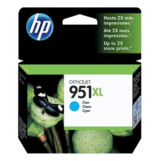 Imagen de CARTUCHO DE TINTA HP 951XL AZUL ALTO RENDIMIENTO PARA OFFICEJET