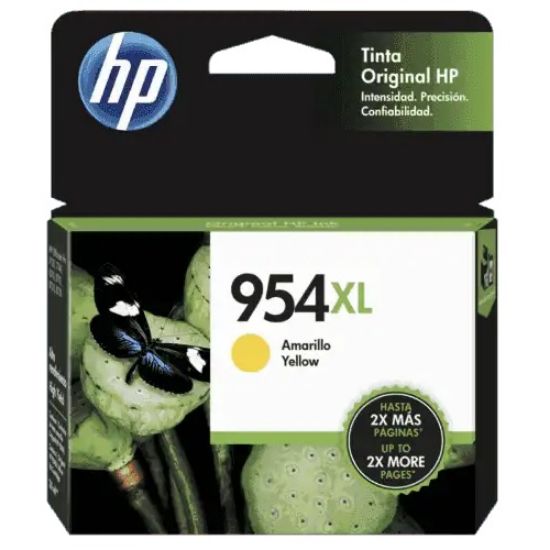 Imagen de CARTUCHO DE TINTA HP 954XL AMARILLO ALTO RENDIMIENTO PARA OFFICEJET