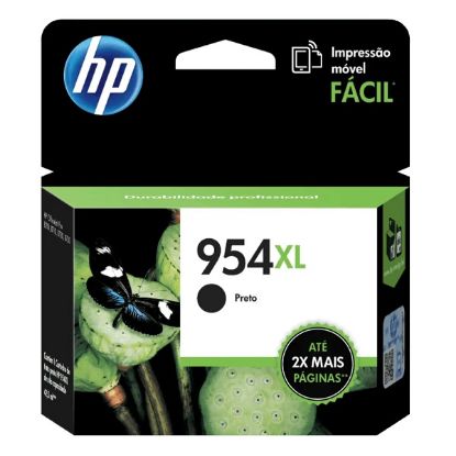 Imagen de CARTUCHO DE TINTA HP 954XL NEGRO ALTO RENDIMIENTO PARA OFFICEJET