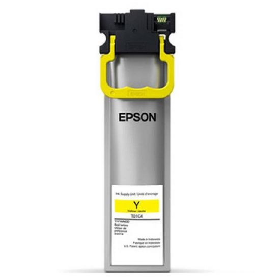 Imagen de BOLSA DE TINTA EPSON DURABRITE ULTRA T01C AMARILLO 5000 PAG PARA WORKFORCE