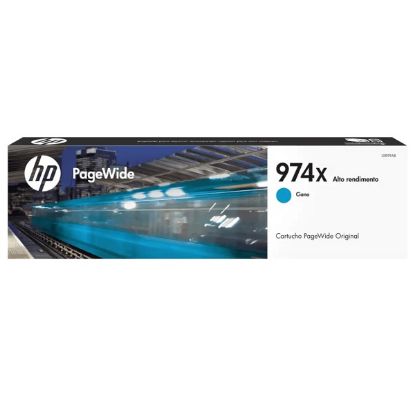 Imagen de CARTUCHO DE TINTA HP 974X AZUL PAGEWIDE 7000PAG ALTO RENDIMIENTO