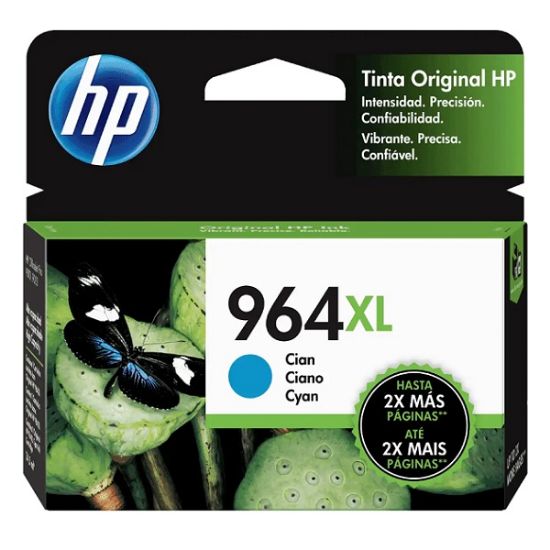 Imagen de CARTUCHO DE TINTA HP 964XL AZUL ALTO RENDIMIENTO OFFICEJET PRO