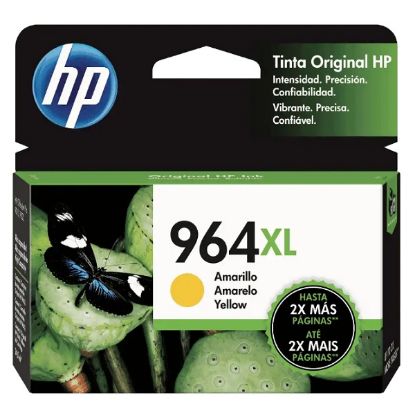 Imagen de CARTUCHO DE TINTA HP 964XL AMARILLO ALTO RENDIMIENTO OFFICEJET PRO