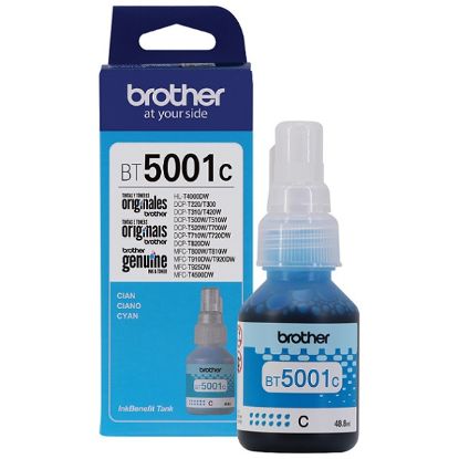 Picture of BOTELLA DE TINTA BROTHER BT5001C AZUL 48.8ML PARA T310 T510W T520W T710W T720DW T910DW T920W T420W