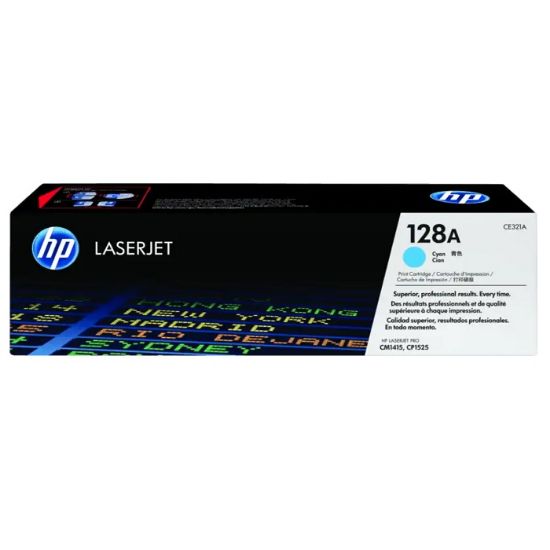 Imagen de CARTUCHO DE TONER HP 128A AZUL LASERJET ORIGINAL 1300 PAGINAS