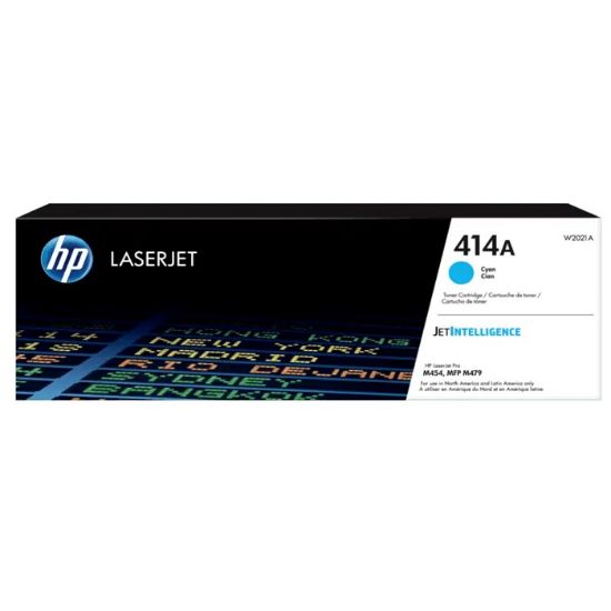 Imagen de CARTUCHO DE TONER HP 414A AZUL LASERJET ORIGINAL 2100 PAGINAS