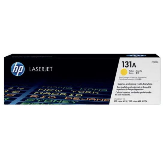 Imagen de CARTUCHO DE TONER HP 131A AMARILLO LASERJET ORIGINAL 1800 PAGINAS