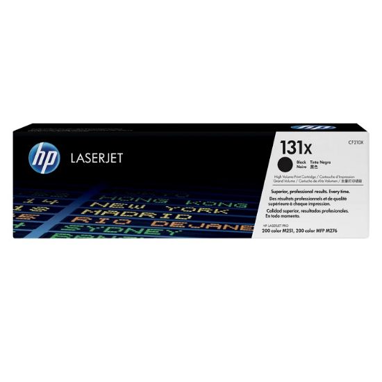 Imagen de CARTUCHO DE TONER HP 131X NEGRO LASERJET ORIGINAL 2400 PAGINAS ALTO RENDIMIENTO