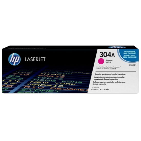 Imagen de CARTUCHO DE TONER HP 304A ROJO LASERJET ORIGINAL 2800 PAGINAS