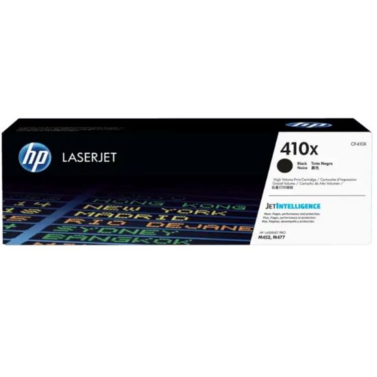 Imagen de CARTUCHO DE TONER HP 410X NEGRO LASERJET ORIGINAL 6500 PAGINAS ALTO RENDIMIENTO