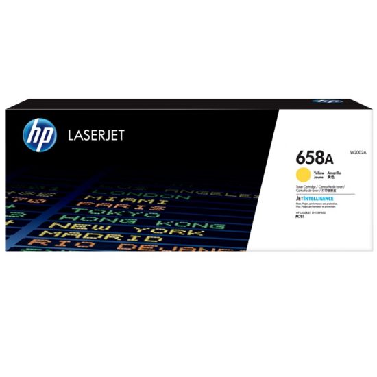 Imagen de CARTUCHO DE TONER HP 658A AMARILLO LASERJET ORIGINAL 6000 PAGINAS