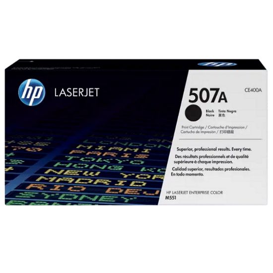 Imagen de CARTUCHO DE TONER HP 507A NEGRO LASERJET ORIGINAL 5500 PAGINAS