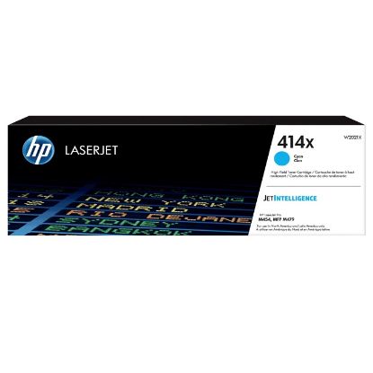 Imagen de CARTUCHO DE TONER HP 414X AZUL LASERJET ORIGINAL 6000 PAGINAS ALTO RENDIMIENTO