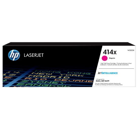 Imagen de CARTUCHO DE TONER HP 414X ROJO LASERJET ORIGINAL 6000 PAGINAS ALTO RENDIMIENTO