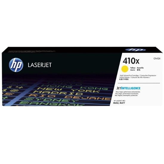 Imagen de CARTUCHO DE TONER HP 410X AMARILLO LASERJET ORIGINAL 5000 PAGINAS ALTO RENDIMIENTO