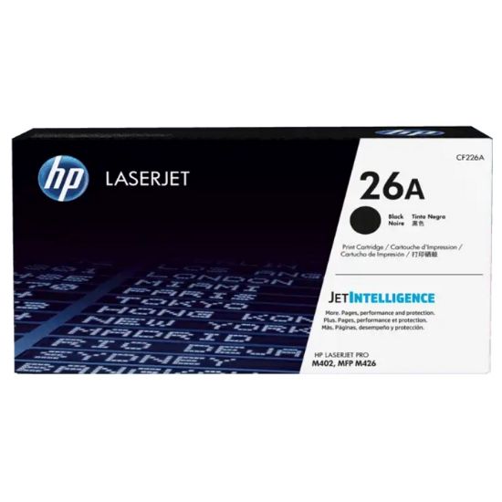 Imagen de CARTUCHO DE TONER HP 26A NEGRO LASERJET ORIGINAL 3100 PAGINAS