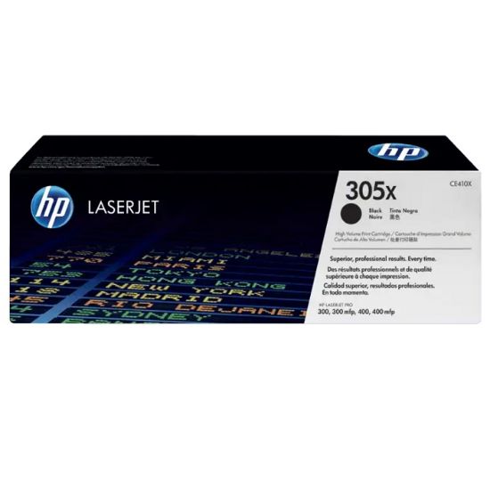 Imagen de CARTUCHO DE TONER HP 305X NEGRO LASERJET ORIGINAL 4000 PAGINAS ALTO RENDIMIENTO