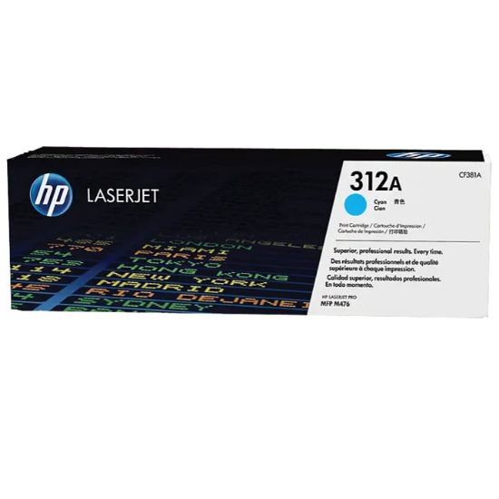 Imagen de CARTUCHO DE TONER HP 312A AZUL LASERJET ORIGINAL 2700 PAGINAS