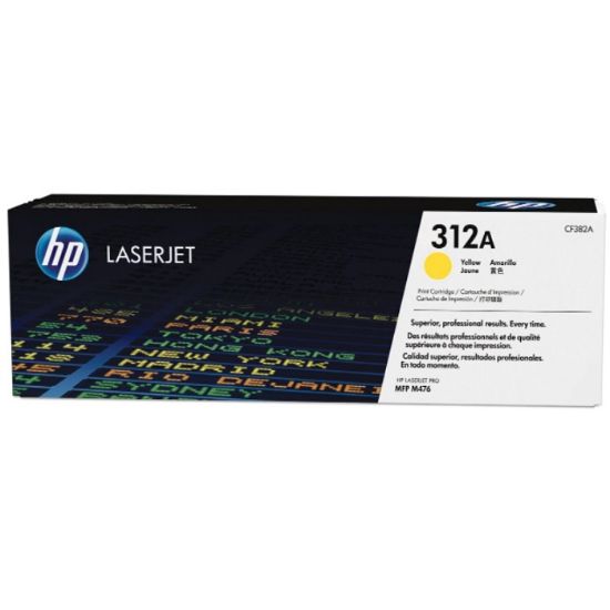 Imagen de CARTUCHO DE TONER HP 312A AMARILLO LASERJET ORIGINAL 2700 PAGINAS