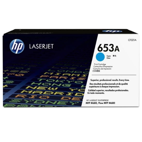 Imagen de CARTUCHO DE TONER HP 653A AZUL LASERJET ORIGINAL 16000 PAGINAS