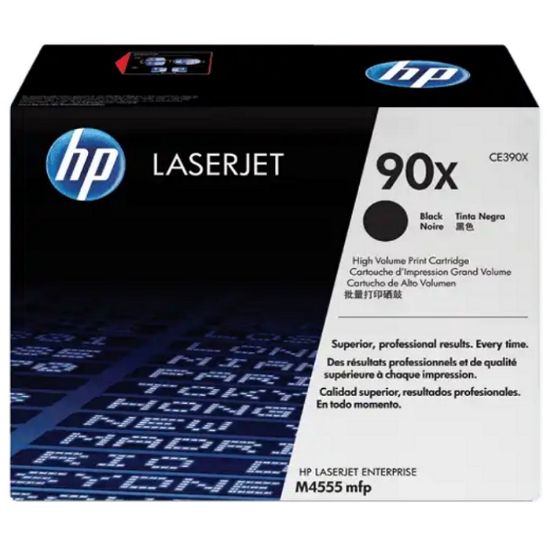 Imagen de CARTUCHO DE TONER HP 90X NEGRO LASERJET ORIGINAL 24000 PAGINAS ALTO RENDIMIENTO