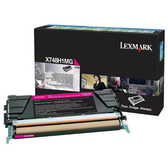 Imagen de CARTUCHO DE TONER ROJO 10000 PAGINAS PARA LEXMARK X746 X748